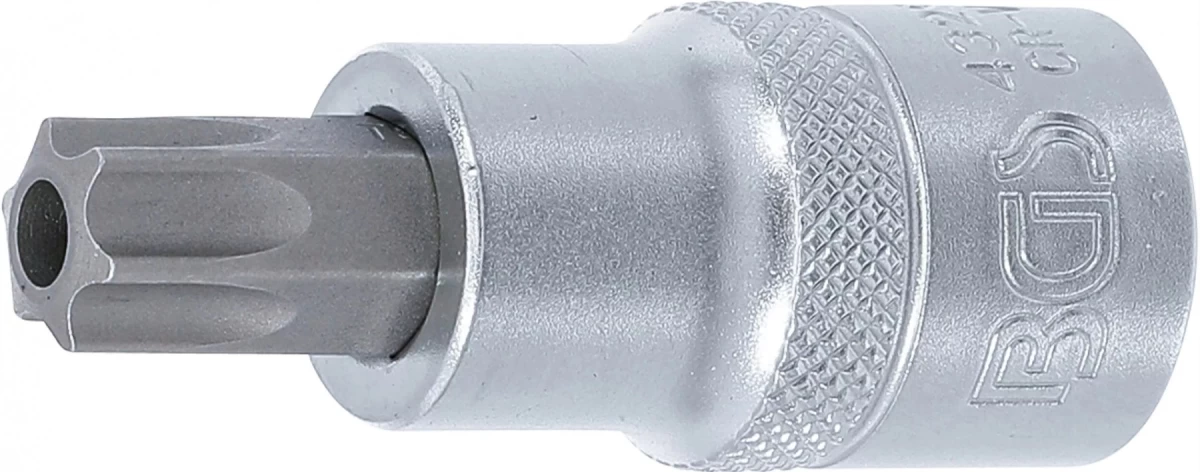Antgalis įpresuotas į galvutę | 12,5 mm (1/2) | T-Star su skyle (Torx) T55 (4329)