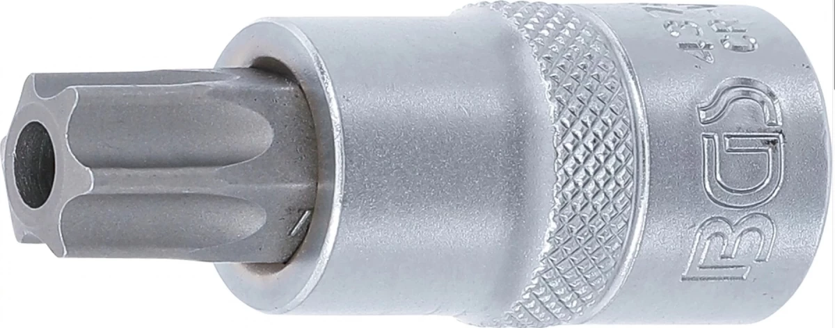 Antgalis įpresuotas į galvutę | 12,5 mm (1/2) | T-Star su skyle (Torx) T60 (4376)