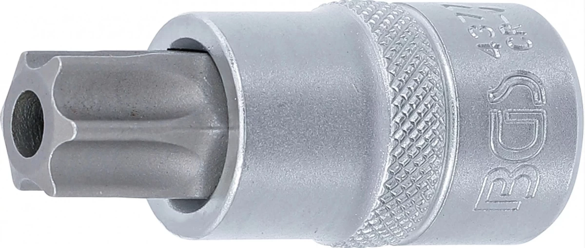 Antgalis įpresuotas į galvutę | 12,5 mm (1/2) | T-Star su skyle (Torx) T70 (4377)
