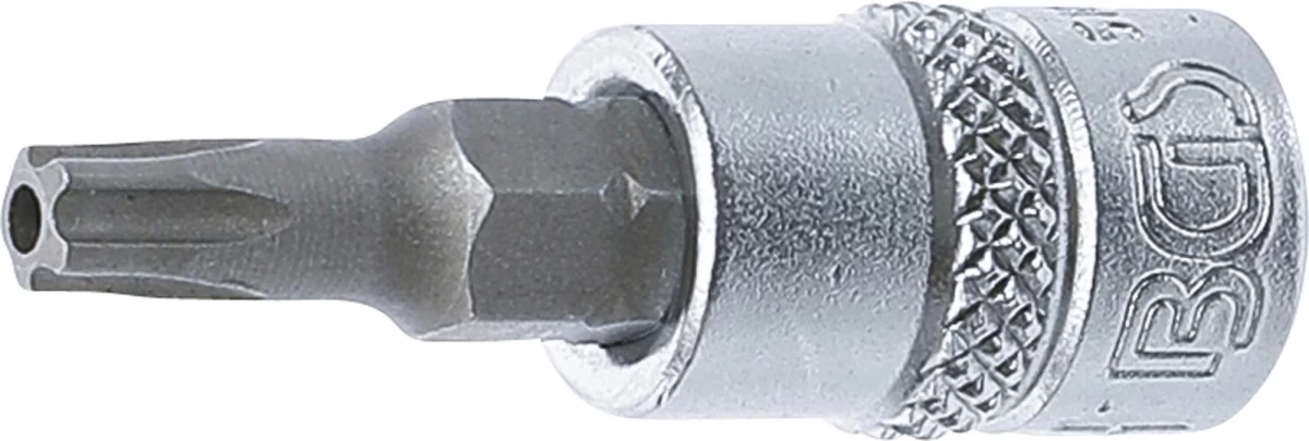Antgalis įpresuotas į galvutę 5 kampų | 6.3 mm (1/4) | T-Star su skyle (Torx) TS25 (5184-TS25) Antgalis įpresuotas į galvutę 5 kampų | 6.3 mm (1/4) | T-Star su skyle (Torx) TS25 (5184-TS25)