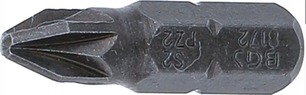 Antgalis kryžminis | 6,3 mm (1/4) | Kryžminis PZ2 (8172)