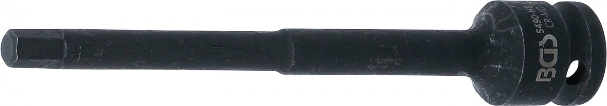 Antgalis smūginis | 150 mm ilgio | 12,5 mm (1/2) | Hex šešiakampis 8 mm (5490-H8)