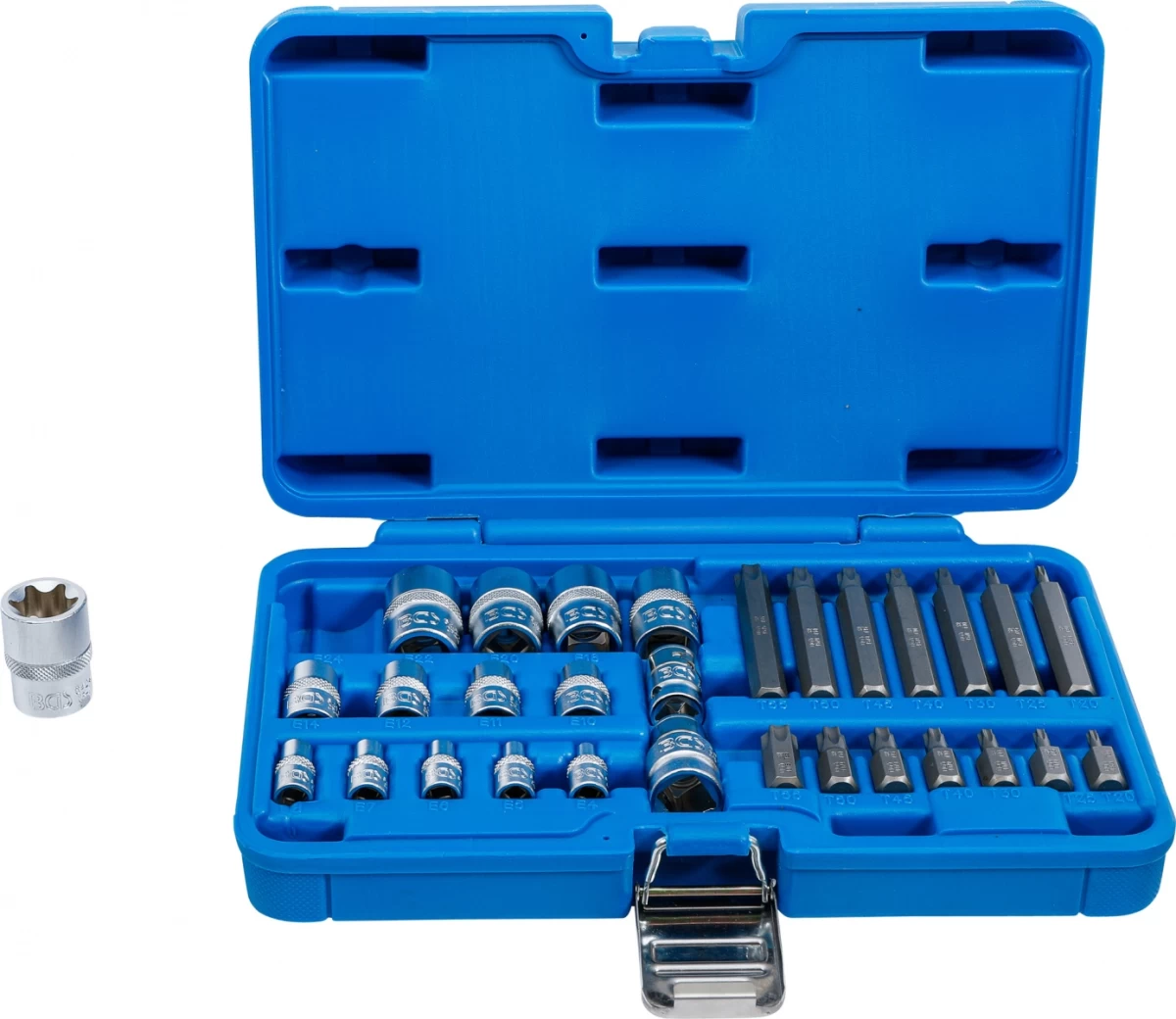 Antgalių ir galvučių rinkinys | E-Type / T-Star (Torx) | 30 vnt. (5025)