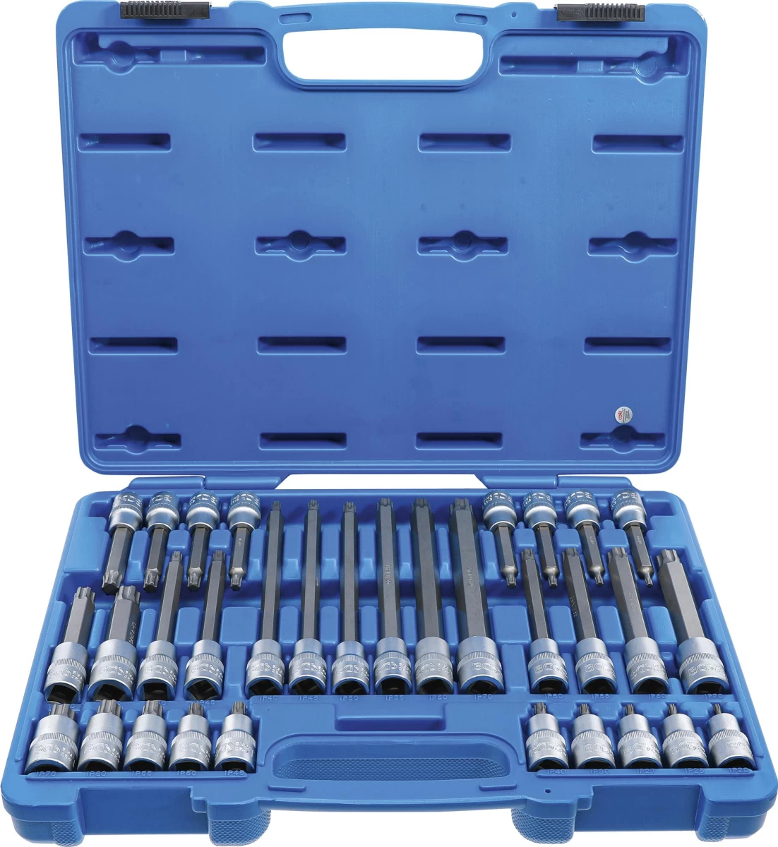 Antgalių rinkinys | 12.5 mm (1/2) | TP-Star (Torx Plus) TP20 - TP70 | 32 vnt. (5190)