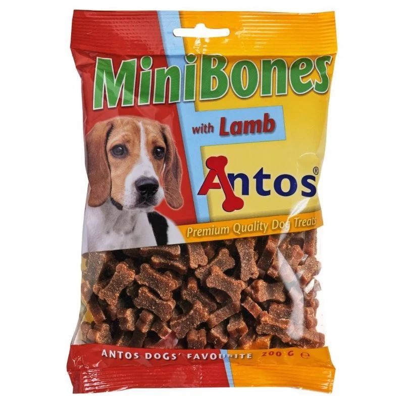 ANTOS Mini Bones Duo Lamb maži kauliukai su ėriena 200g (25), 10245P