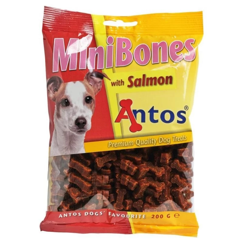 ANTOS Mini Bones Salmon maži kauliukai su lašiša 200g (25), 10244P