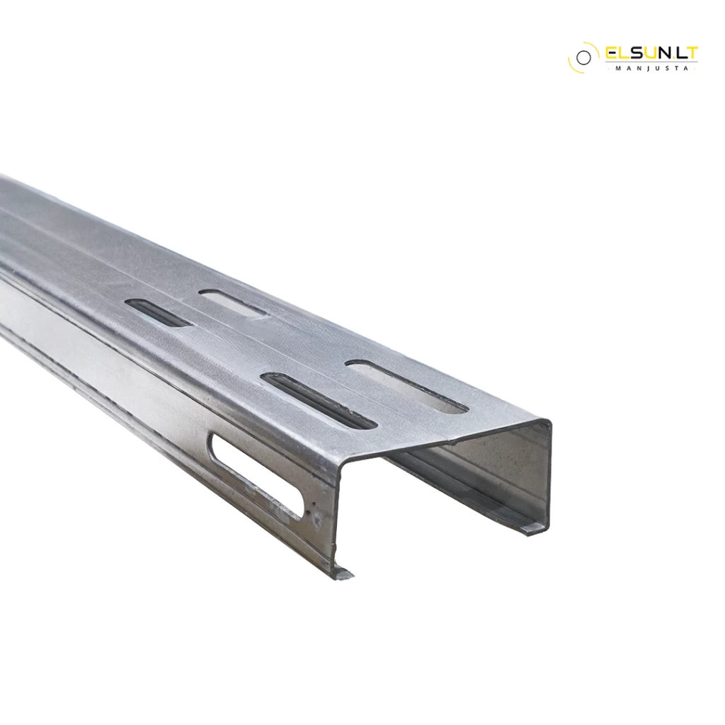 Antžeminės montavimo koja, C100x50x12x2.5-3770, El-sun