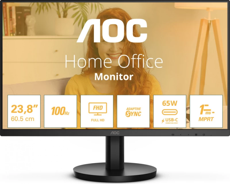 Aoc 24b3ca2 Monitorius (24&amp;quot; /ips /100hz /1920 X 1080 / Juodas)