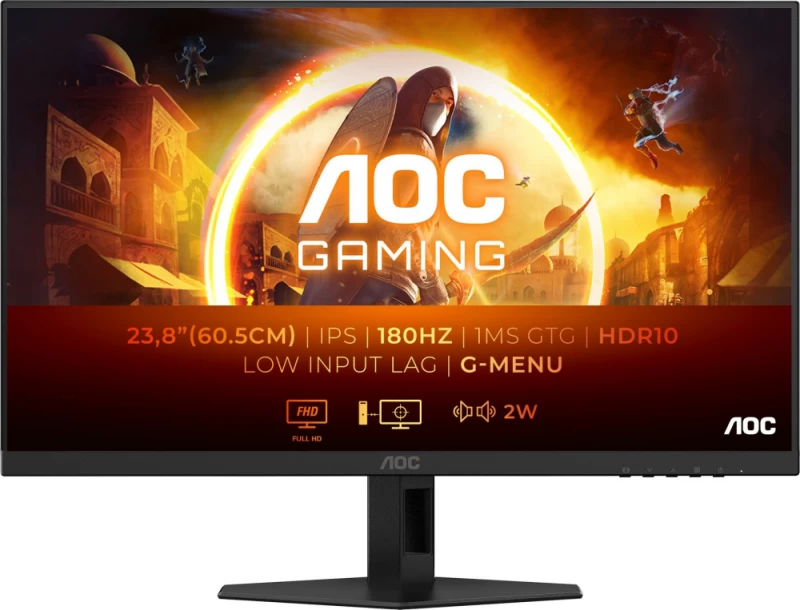 Aoc 24g4xe Monitorius (24&amp;quot; /ips / 180hz /1920 X 1080 / Juodas)