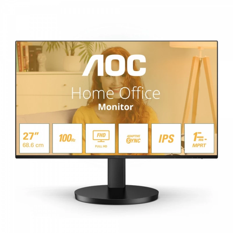 Aoc 27b3ha2 Monitorius (27&amp;quot; /tft Ips /100hz /1920 X 1080 / Juodos Spalvos)