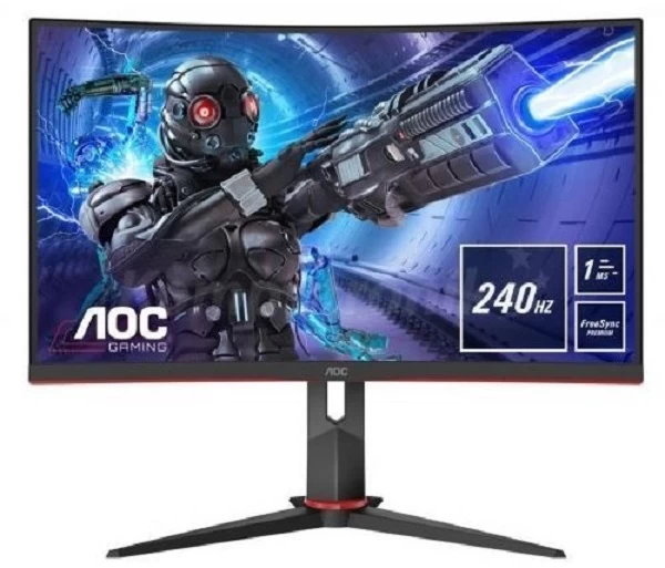 Aoc Monitorius C32g2ze/bk (31,5&amp;quot; /va /60hz /1920 X 1080 / Juoda/raudona)