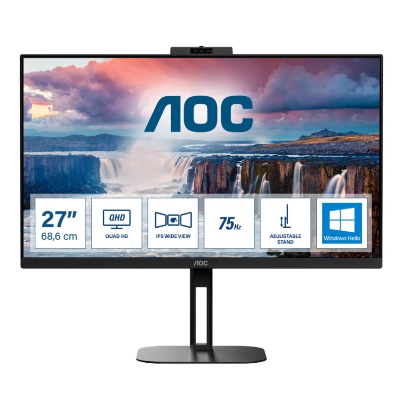Aoc Q27v5cw/bk Monitorius (27&amp;quot; /va /75hz /2560 X 1440 /juodas)