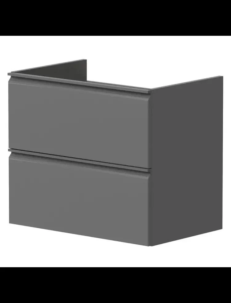 Apatinė spintelė Kame Match, matinė pilka 59cm BU/6-2DR/D05-MT