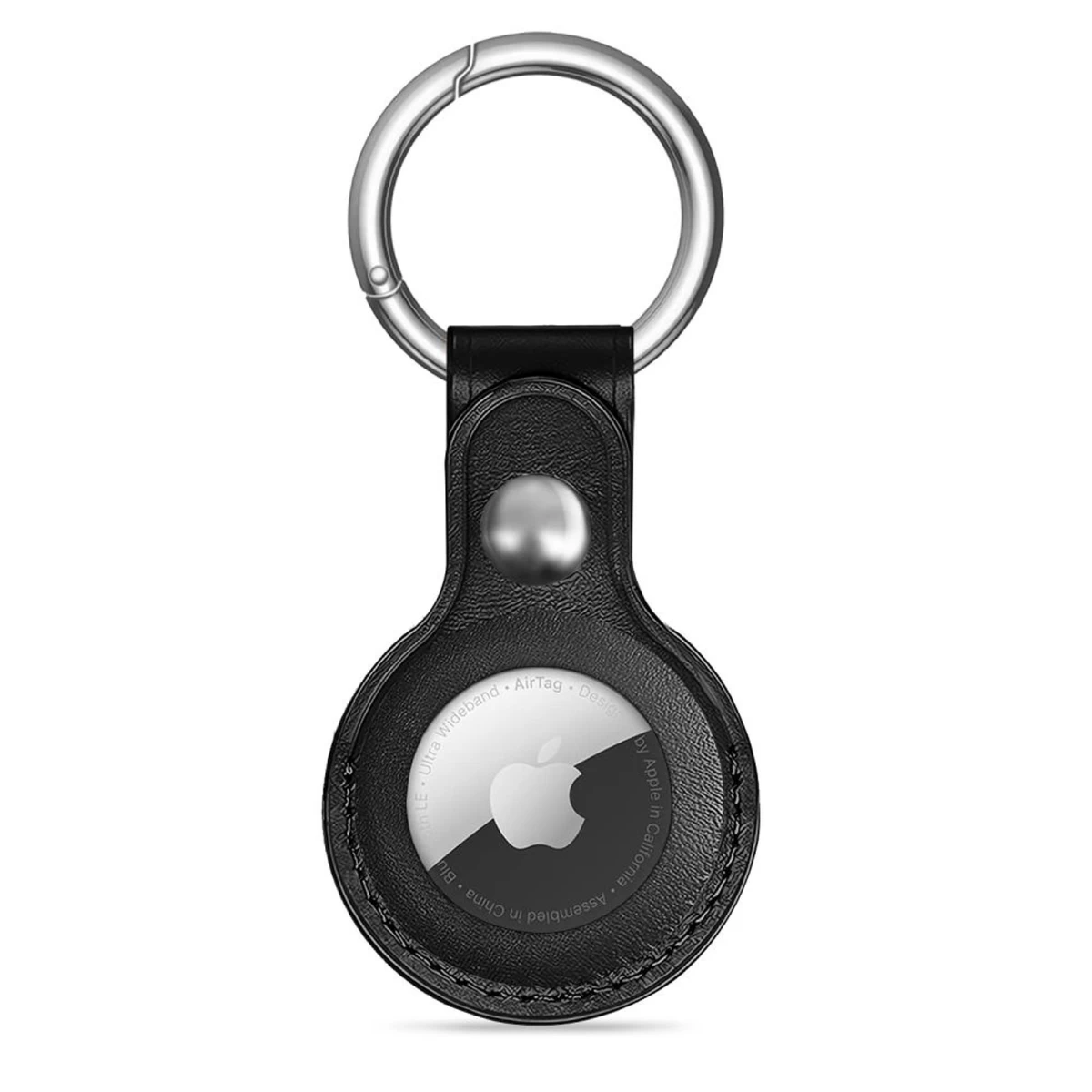 „apple Airtag 1 / 2 Naturalfit“ Raktų Pakabukas-dėklas – Juodas