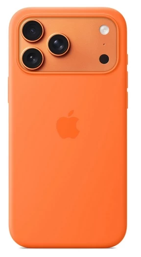 Apple Iphone 17 Pro Max Silikoninis Dėklas Su Magsafe - Oranžinis