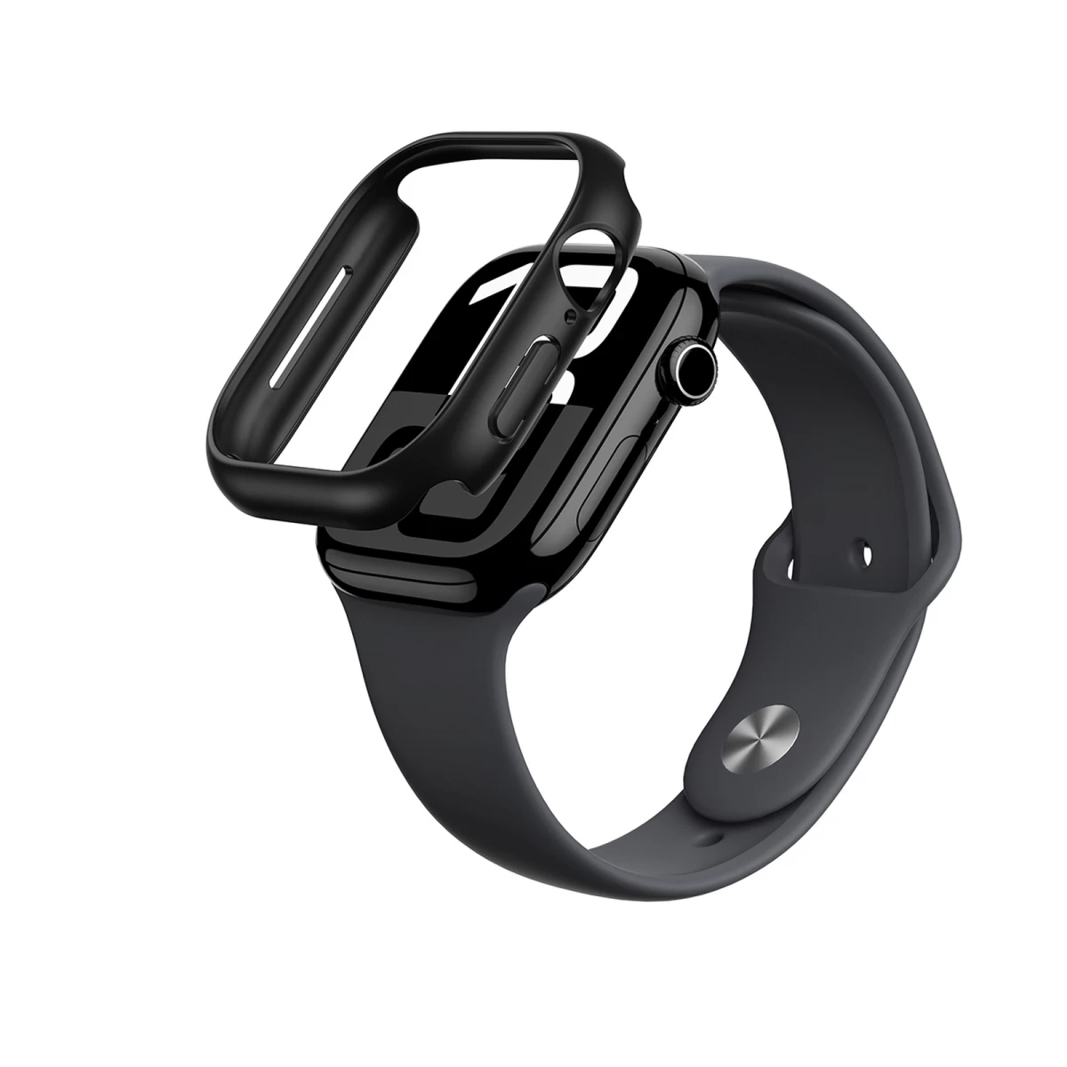 apple Watch 46 Mm Minimalus Dėklas - Juodas