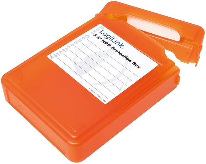 Apsauginė Dėžutė Hdd 3,5&amp;#039; Oranžinė