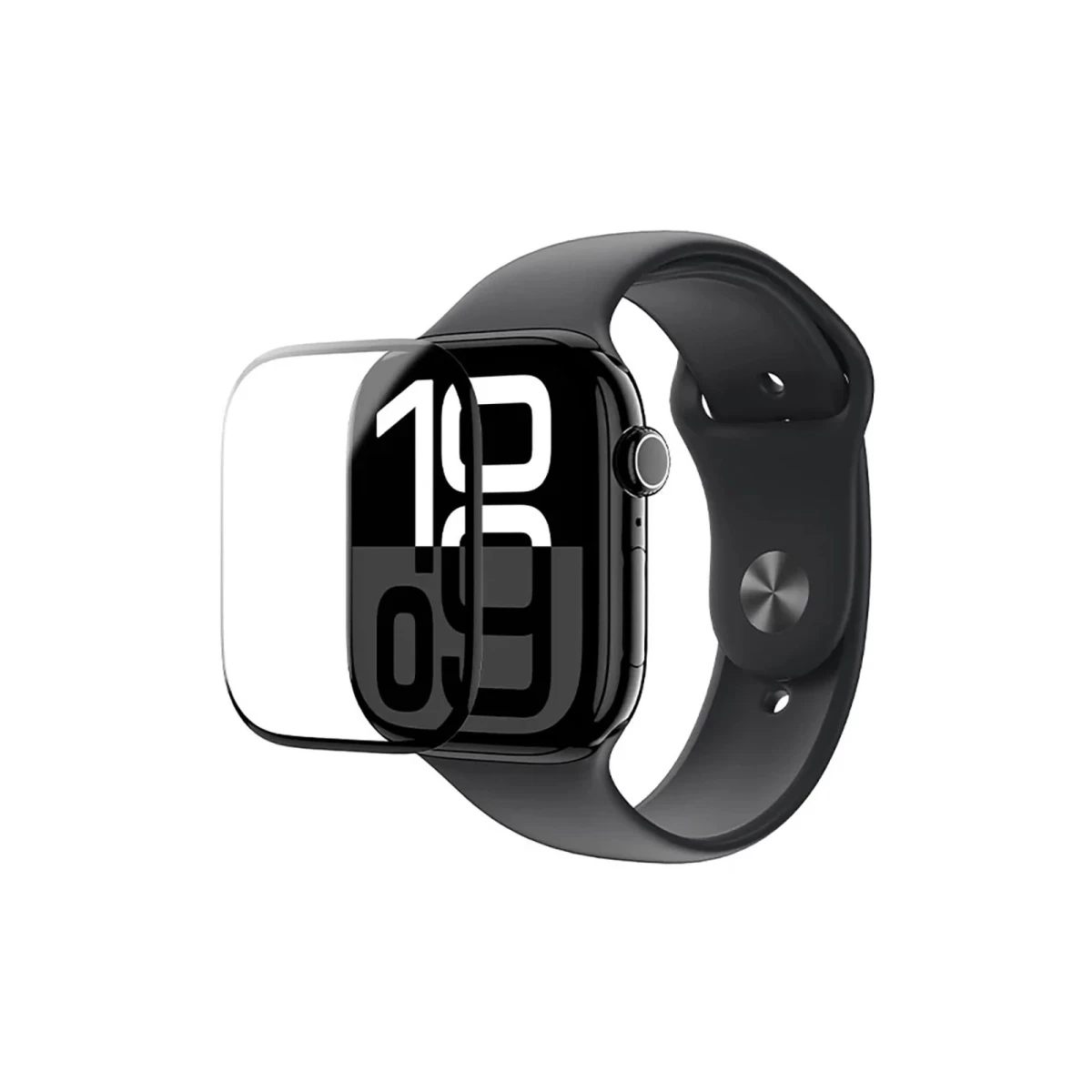 Apsauginė Plėvelė Su Juodu Rėmeliu, Skirta apple Watch 42 Mm radix Film