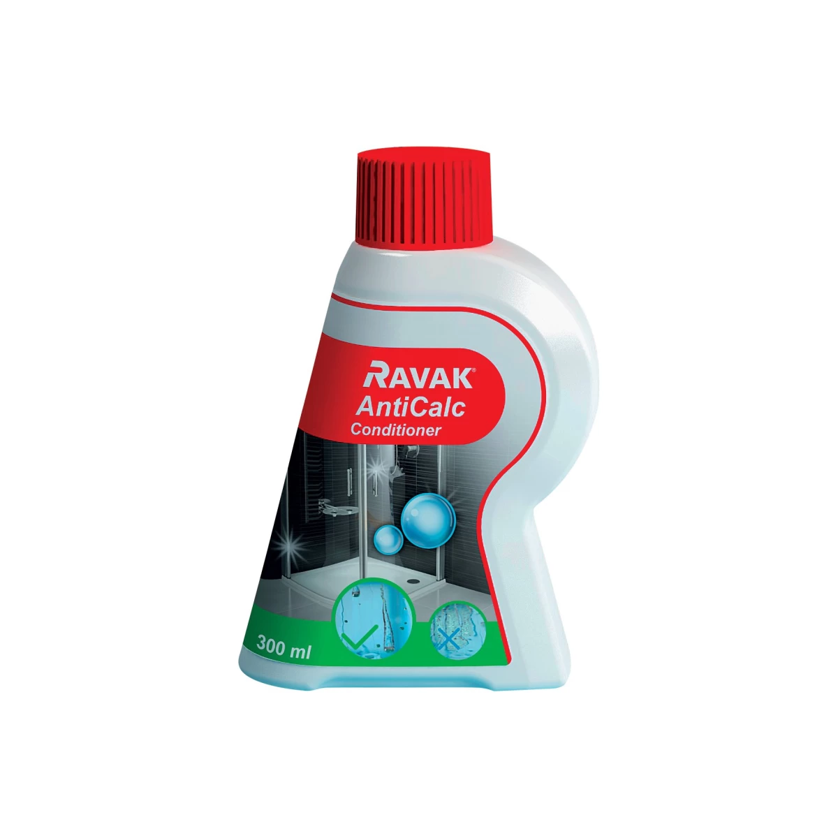 Apsauginė stiklo priemonė RAVAK AntiCalc Conditioner, 300ml Apsauginė stiklo priemonė RAVAK AntiCalc Conditioner, 300ml
