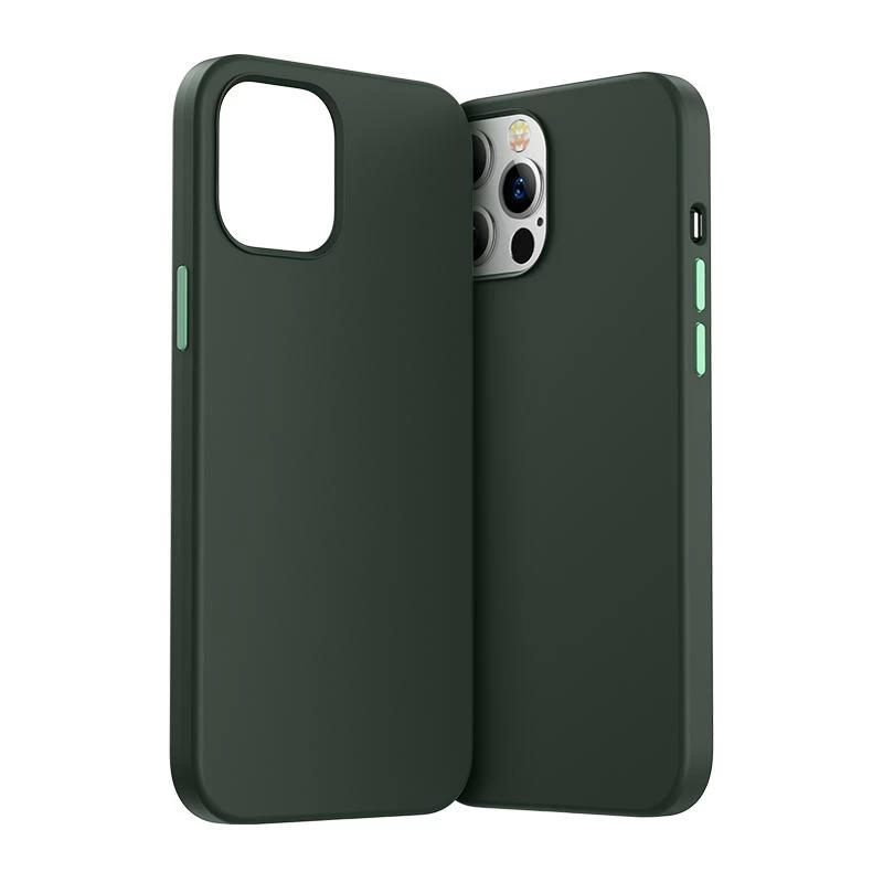Apsauginis Dėklas Iphone 12 Pro Max Color Series žalias