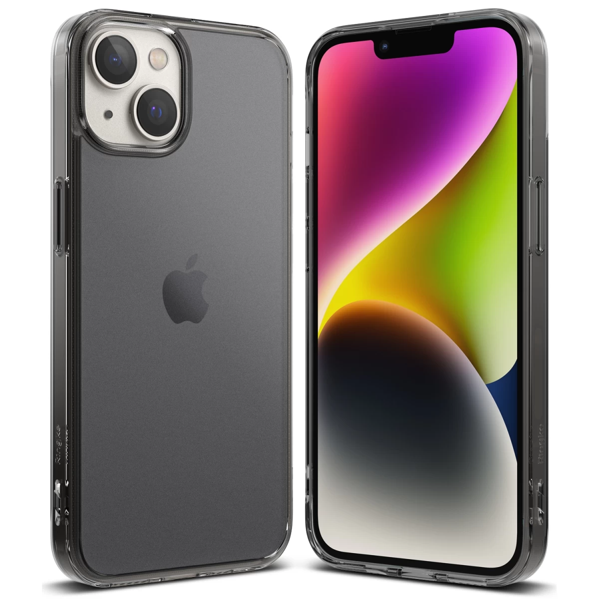 Apsauginis Dėklas Iphone 14 Plus Su Geliniu Rėmeliu Fusion Matinė Pilka