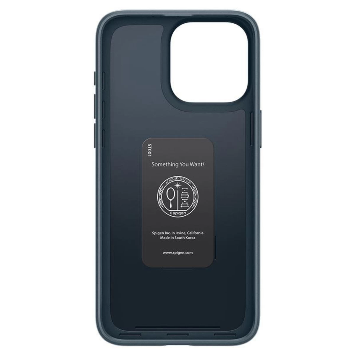 Apsauginis Dėklas Iphone 15 Pro Max Thin Fit Black Metal.