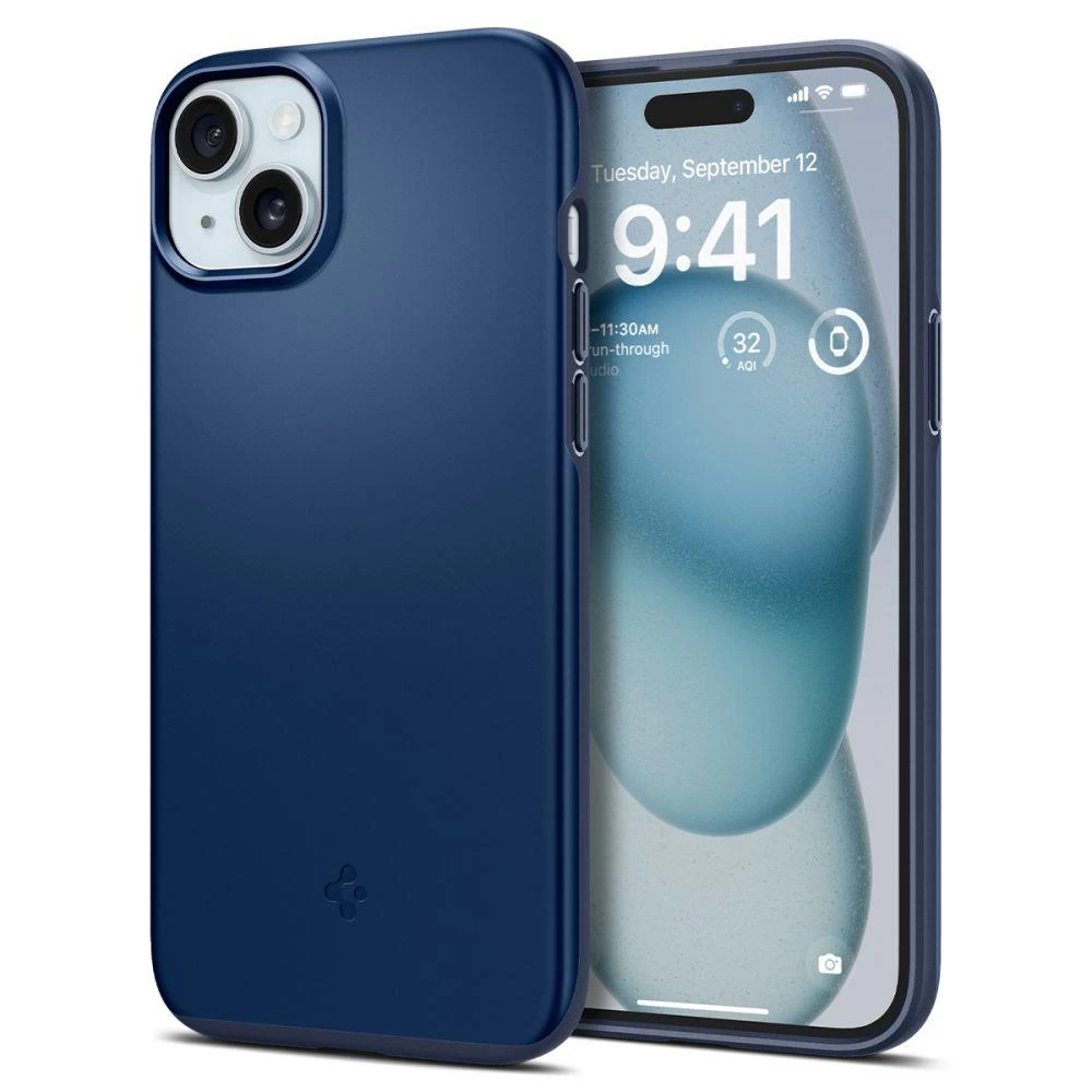 Apsauginis Dėklas Iphone 15 Thin Fit Blue