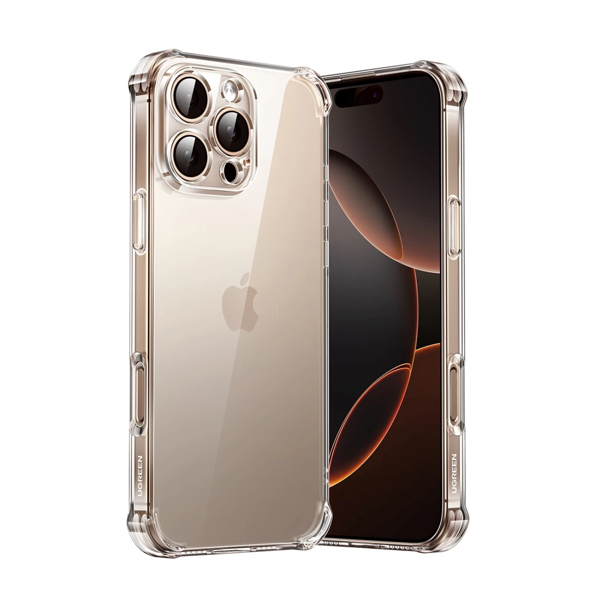 Apsauginis Dėklas iphone 16 Pro Max Bright Cushion Ca101 - Skaidrus
