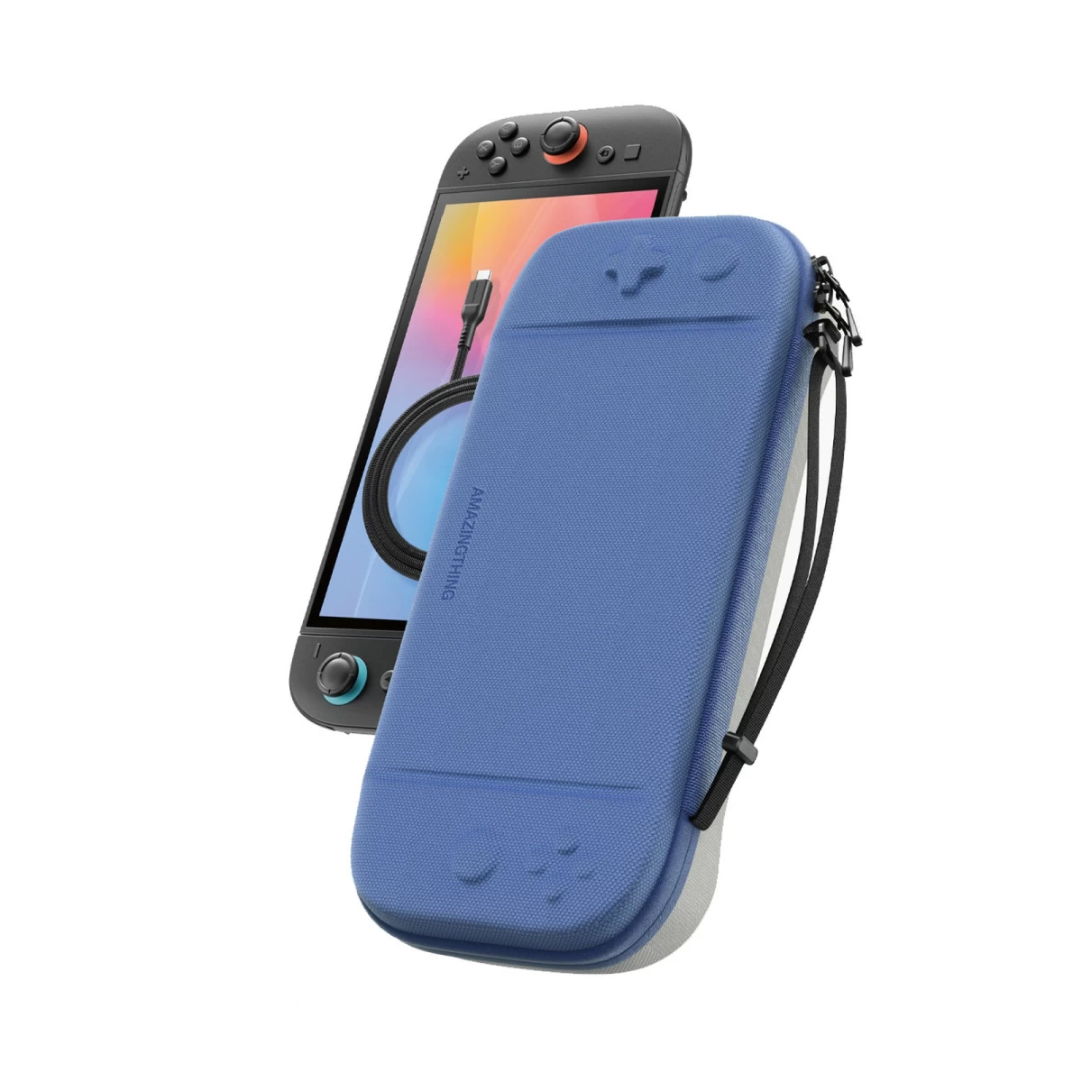 Apsauginis Dėklas nintendo Switch 2 Ir Priedams - Mėlynas