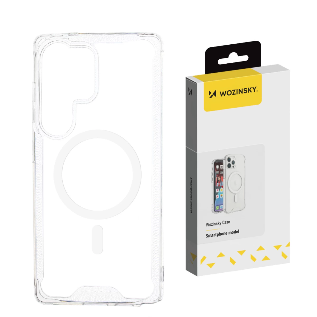 Apsauginis Dėklas samsung Galaxy S25 Clear Corner Case Magsafe - Skaidrus