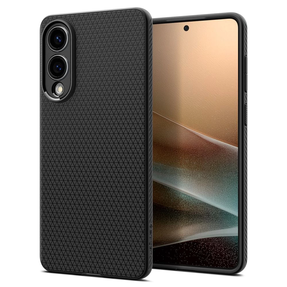 Apsauginis Dėklas samsung Galaxy S25 Edge Liquid Air - Juodas