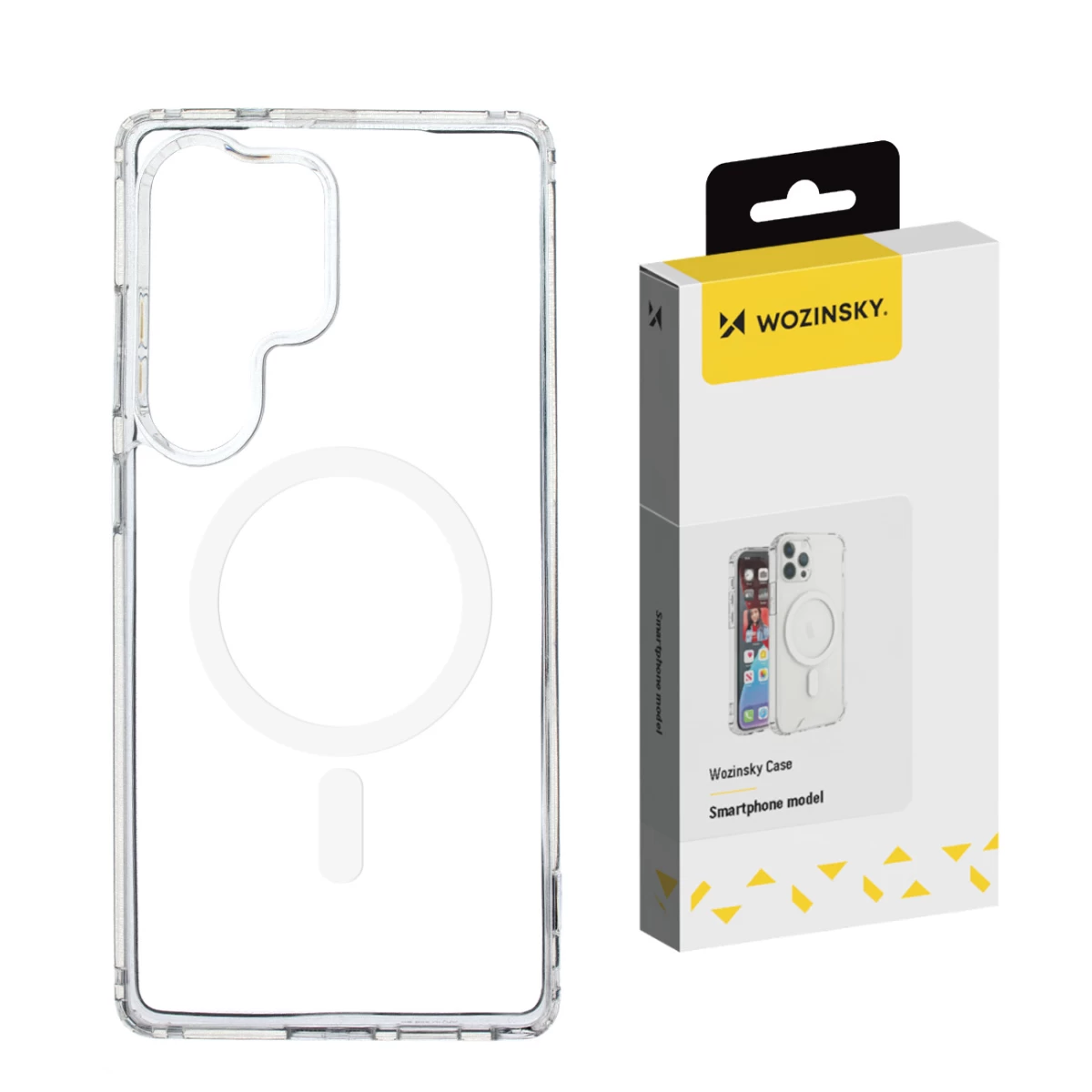 Apsauginis Dėklas samsung Galaxy S25 Ultra Clear Magsafe - Skaidrus
