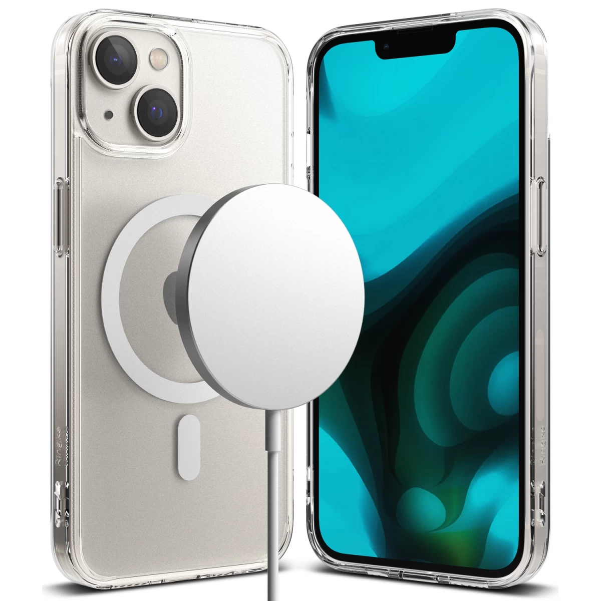 Apsauginis Dėklas Su Skylėmis Iphone 14 Plus 6,7 Fusion Magnetic Matte Clear