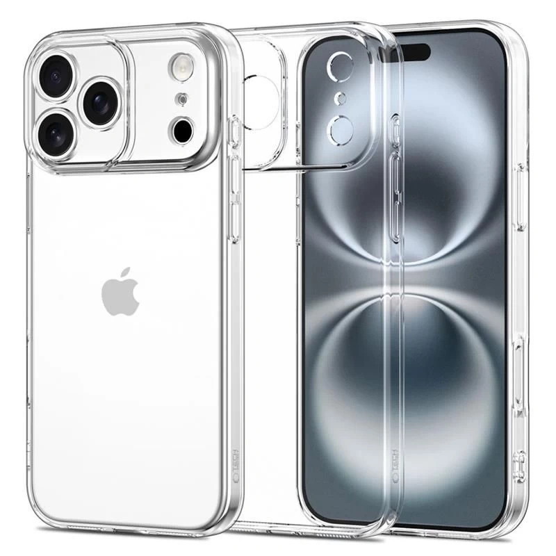 Apsauginis Galinis Dėklas iphone 17 Pro Flexair - Skaidrus