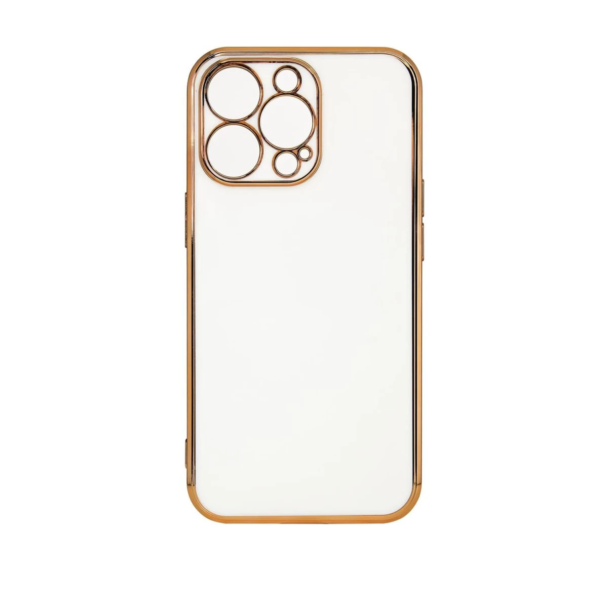 Apšvietimo Spalvos Dėklas xiaomi Redmi Note 11 Pro, Gelinis Dėklas Su Auksiniu Rėmeliu, Baltas Apšvietimo Spalvos Dėklas xiaomi Redmi Note 11 Pro, Gelinis Dėklas Su Auksiniu Rėmeliu, Baltas