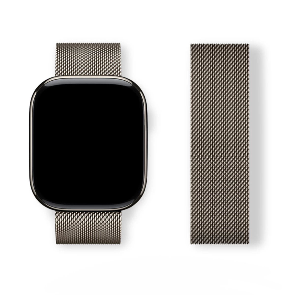 Apyrankės Dirželis milanese Loop, Skirtas apple Watch 42/44/45/46/49 - Senas Auksas