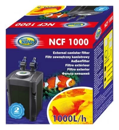 AQUA NOVA išorinis filtras 1000l/h, NCF-1000