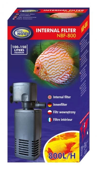 AQUA NOVA vidinis filtras 800l/h 100-150l, NBF-800