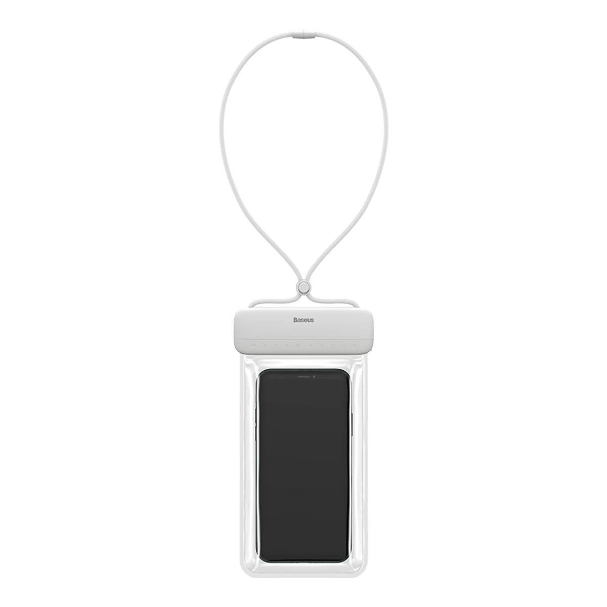 aquaglide Ipx8 Vandeniui Atsparus Dėklas 7,2&#039;&#039; Telefonui Su slide Lock - Baltas