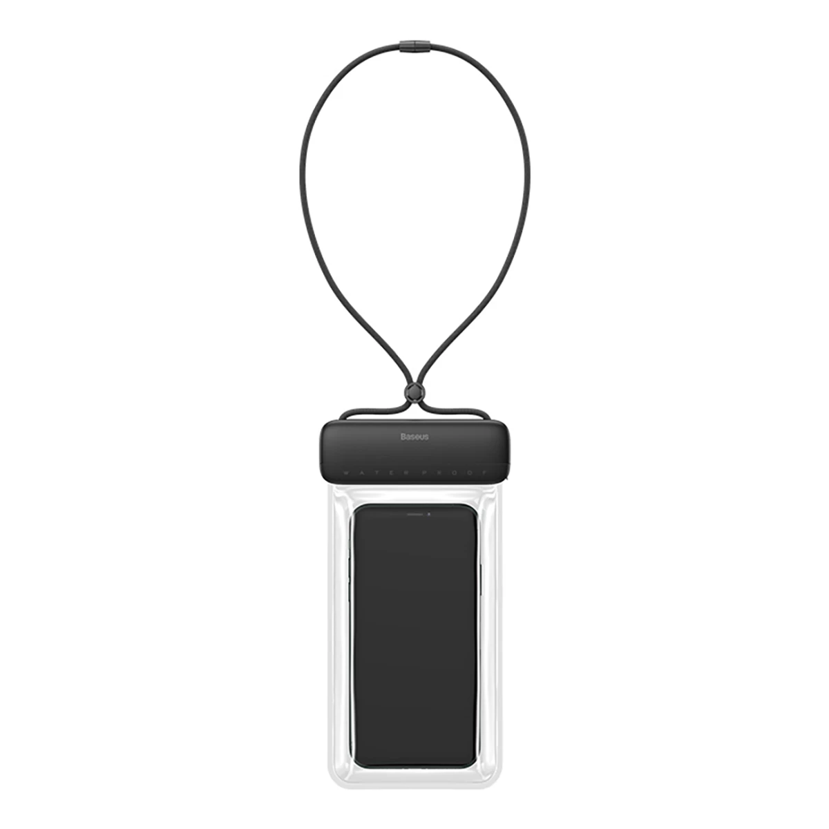 aquaglide Ipx8 Vandeniui Atsparus Dėklas 7,2&#039;&#039; Telefonui Su slide Lock - Juodas