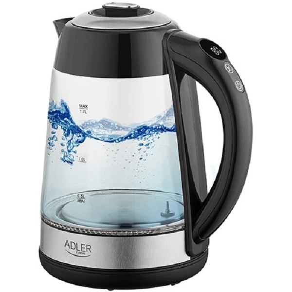 Arbatinukas Adler Ad 1285 (1,7 L /2200 W / Juodai Skaidrus )
