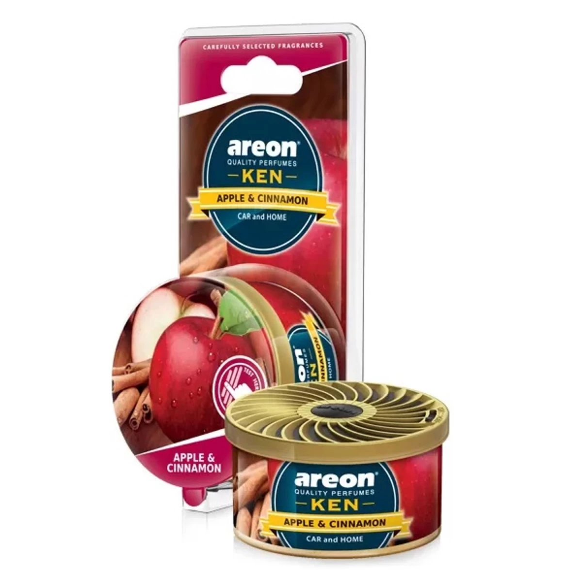 areon Ken Automobilio Oro Gaiviklis apple &amp;; Cinnamon.