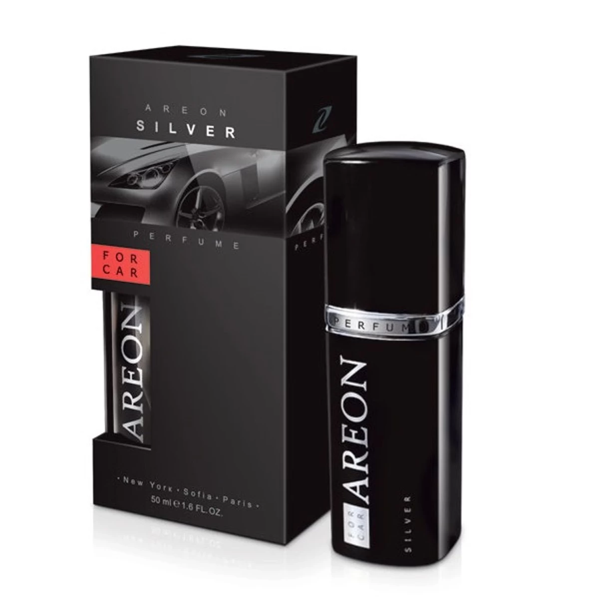 areon Kvepalai Automobiliams silver Car Perfume, 50 Ml