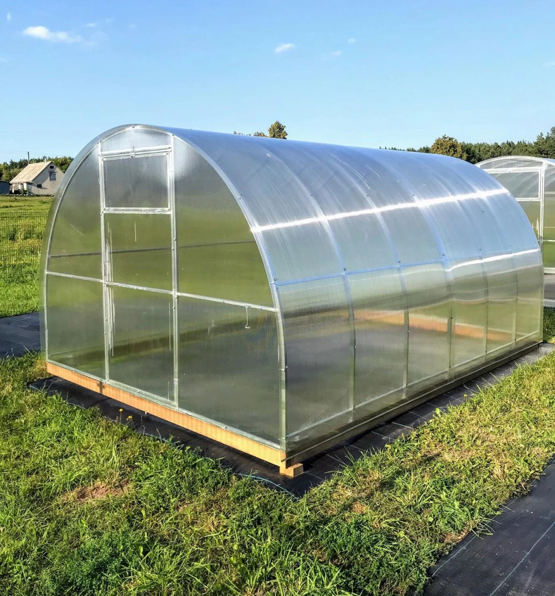 Arkinis šiltnamis Agronom Eko, polikarbonatine danga 4 mm, 4 m