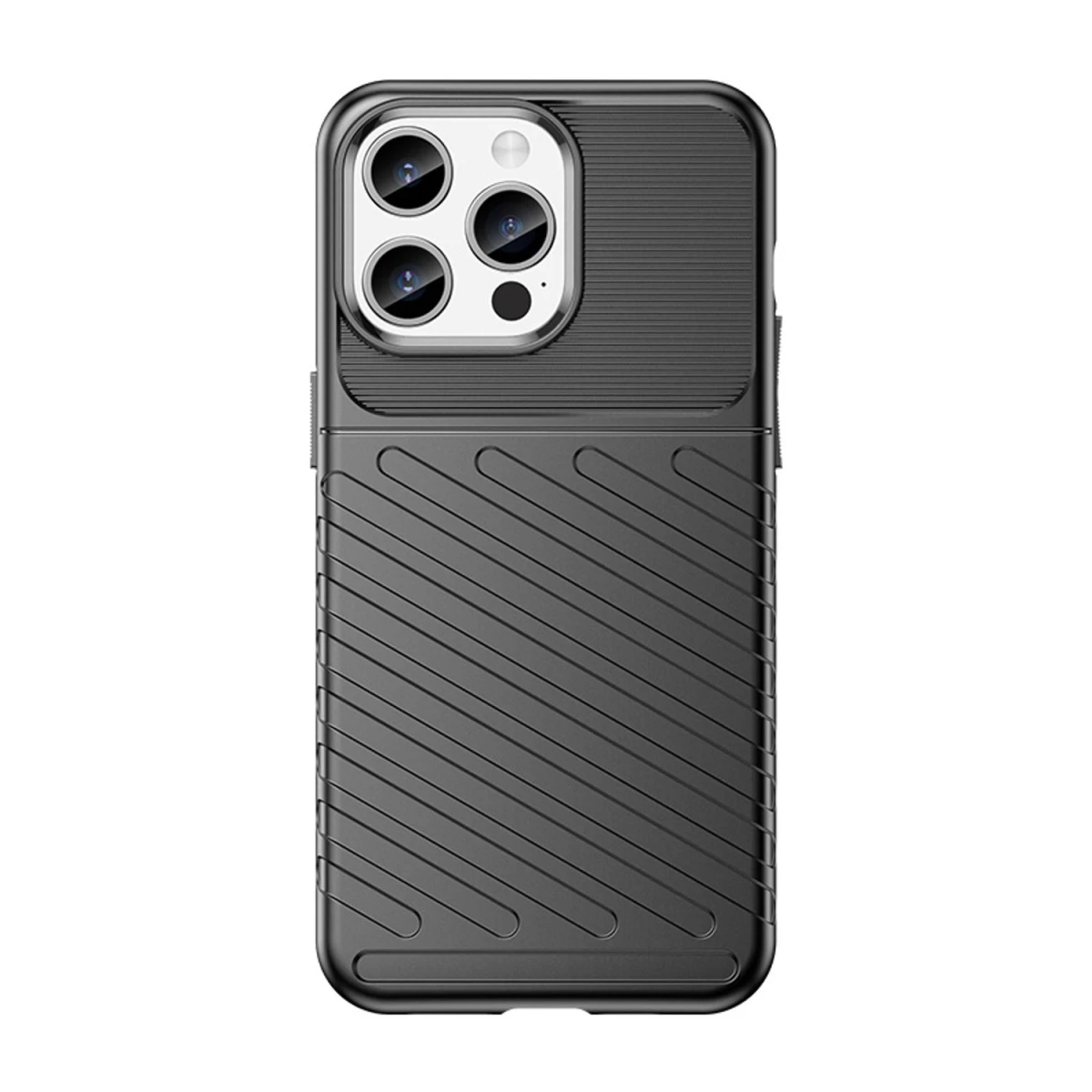 Armor Iphone 15 Pro Max Thunder Case - Juodas