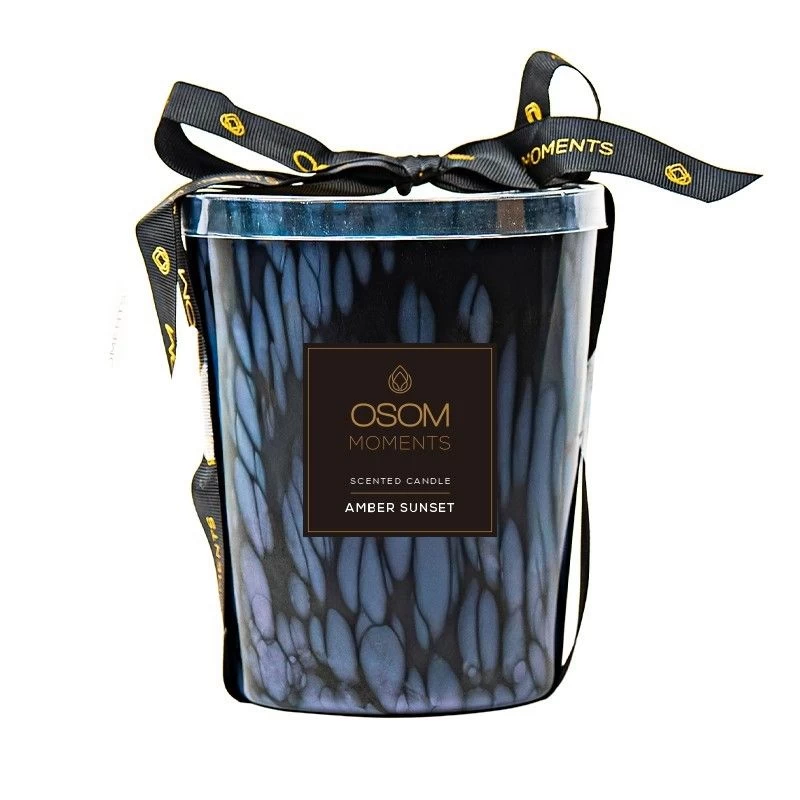 Aromatinė žvakė OSOM Moments Amber Sunset 900 g, OSOM2404A