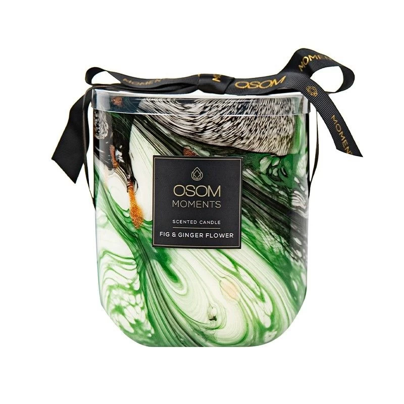 Aromatinė žvakė OSOM Moments Fig &amp; Ginger Flower 1200 g, OSOM2331A