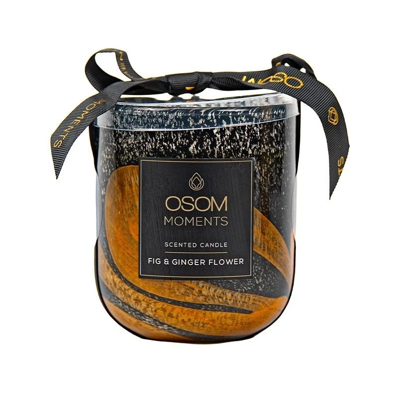Aromatinė žvakė OSOM Moments Fig &amp; Ginger Flower 360 g, OSOM2308B