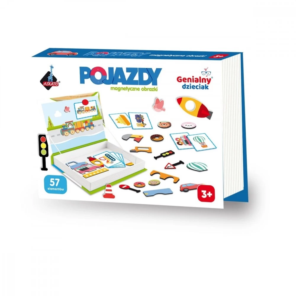 Askato Magnetic puzzle - Vehicles