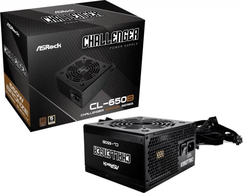 Asrock 650w Kompiuterio Maitinimo šaltinis 90-uxc065-bneaa